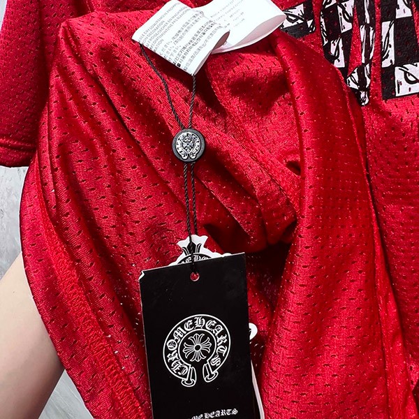 クロムハーツ コピー マティーボーイ メッシュ スタジアム フットボール ジャージー CH ロゴ Tシャツ Kuc17145